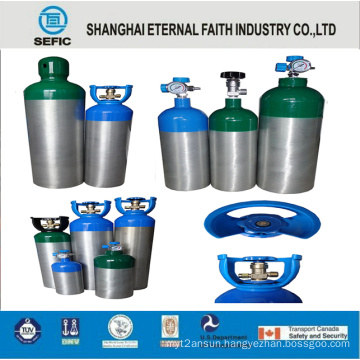 Portable High Pressure Aluminum Oxygen Gas Cylinder (MT-6-10)